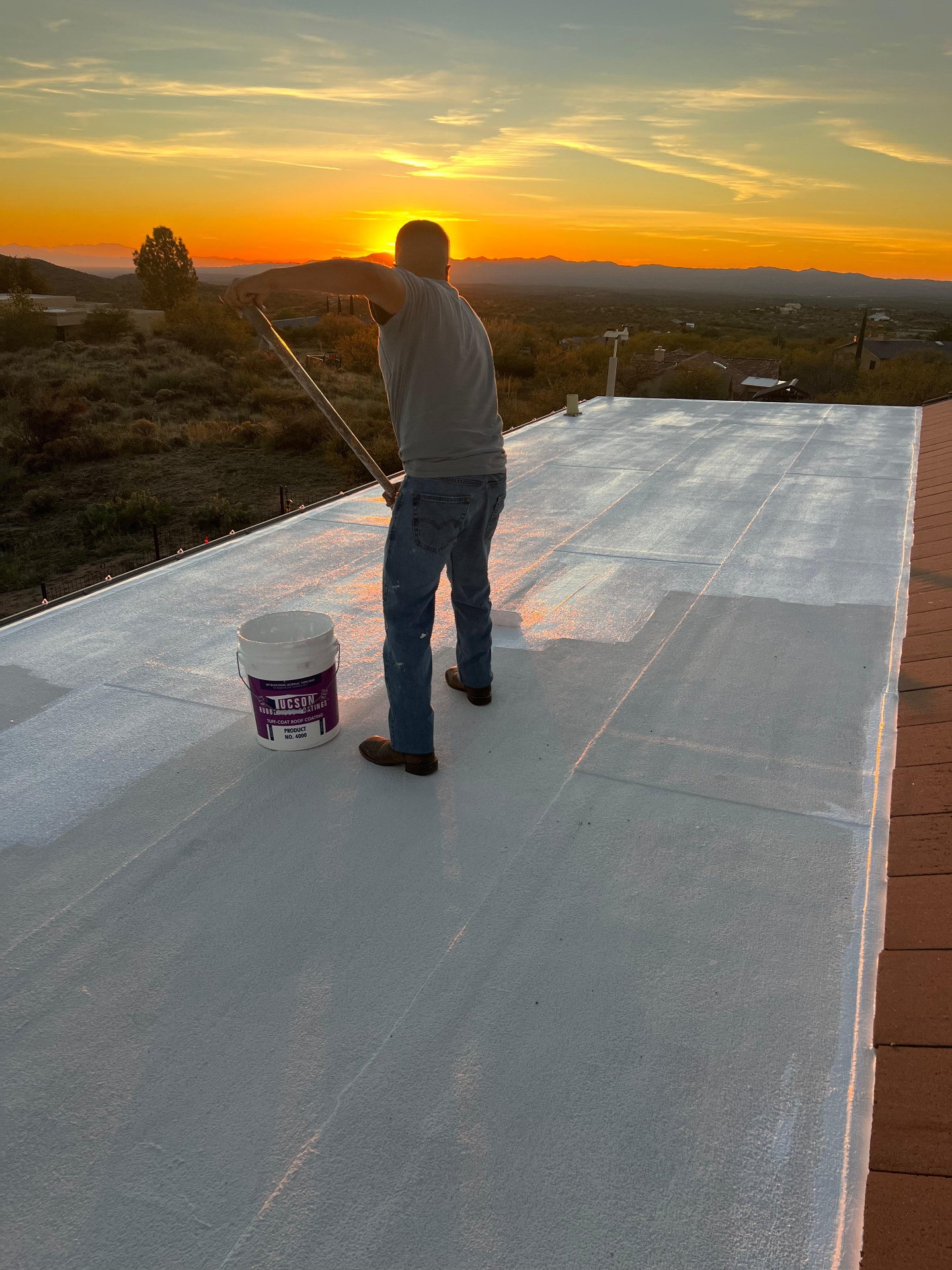 Roofing project by Revive Paint Co.